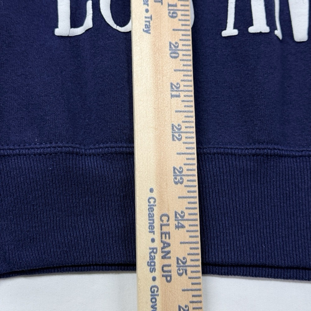 Vintage Russell Athletic UCLA Spell Out Crewneck Sweatshirt Size M USA 90s Navy - Picture 7 of 13